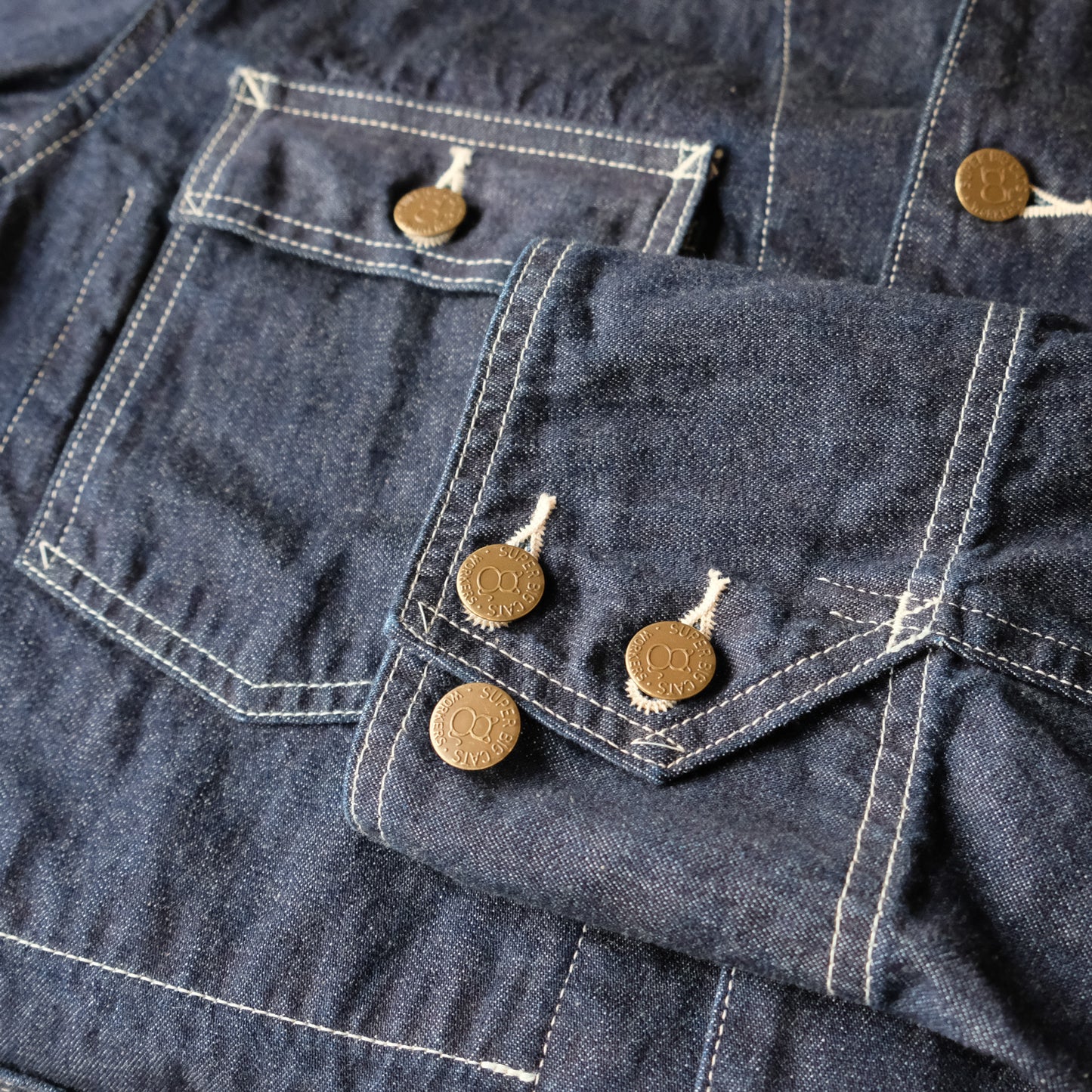 WORKERS SUPER BIG CAT Jacket, 10oz Indigo Denim