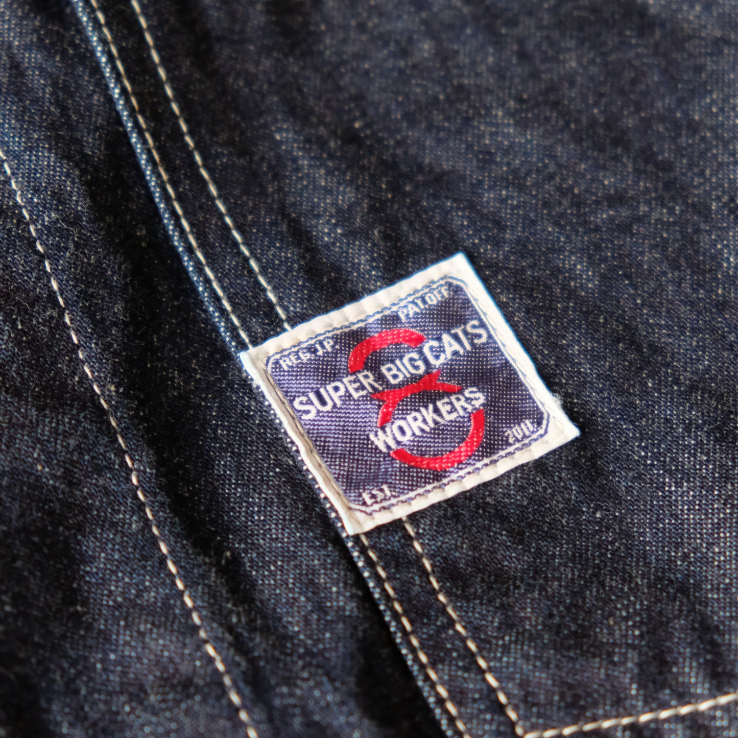 WORKERS SUPER BIG CAT Jacket, 10oz Indigo Denim