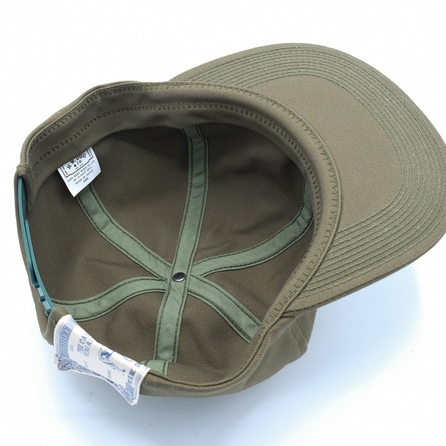 THE H.W.DOG＆CO_D-00004_TRUCKER CAP_Olive