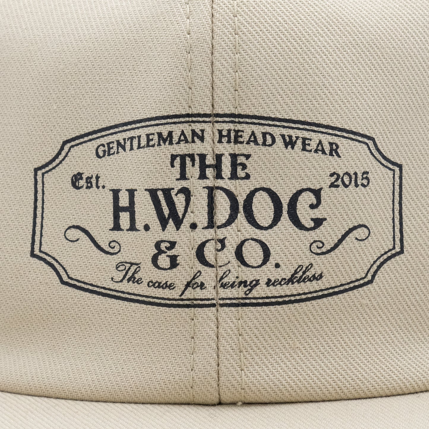 THE HWDOG＆CO_D-00004_TRUCKER CAP_Beige