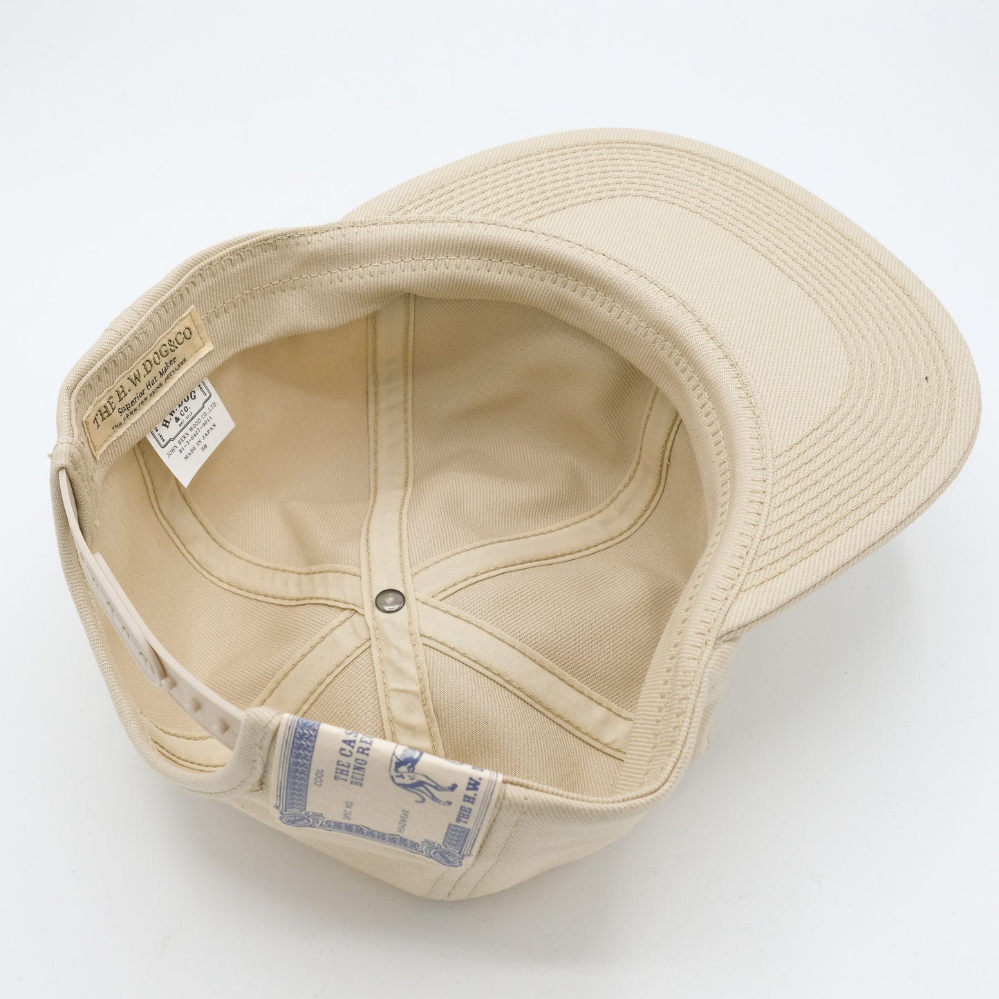 THE HWDOG＆CO_D-00004_TRUCKER CAP_Beige