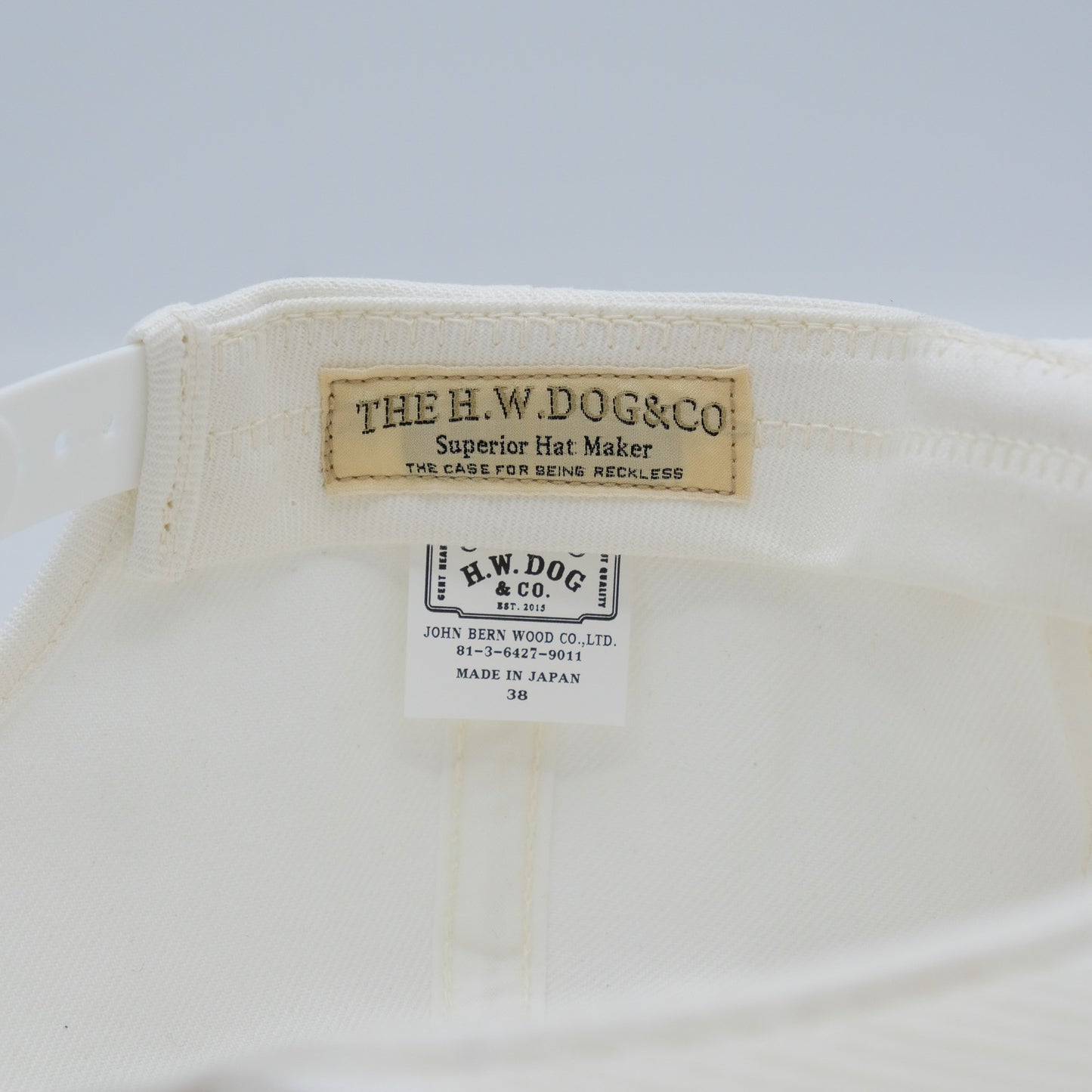 THE H.W.DOG＆CO_D-00004_TRUCKER CAP_White