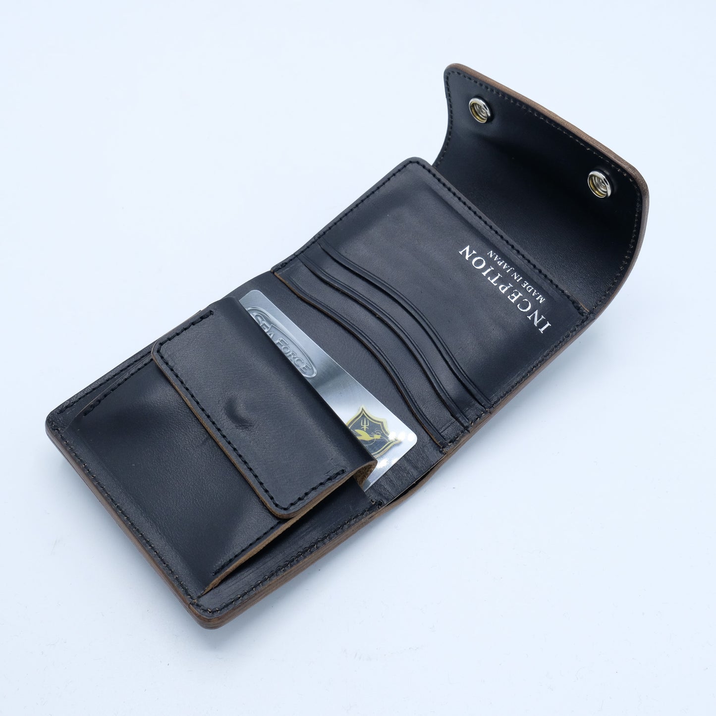 INCEPTION_HORSE BUTT LEATHER TRUCKER WALLET(SHORT)