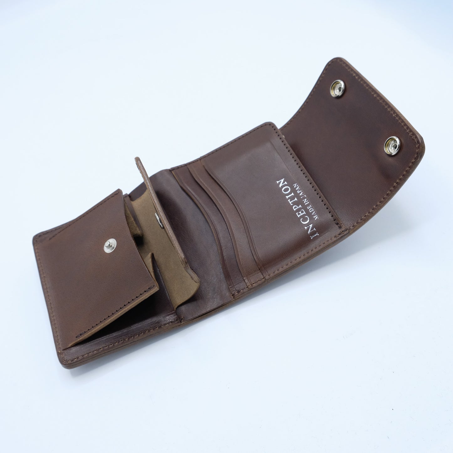 INCEPTION_HORSE BUTT LEATHER TRUCKER WALLET(SHORT)