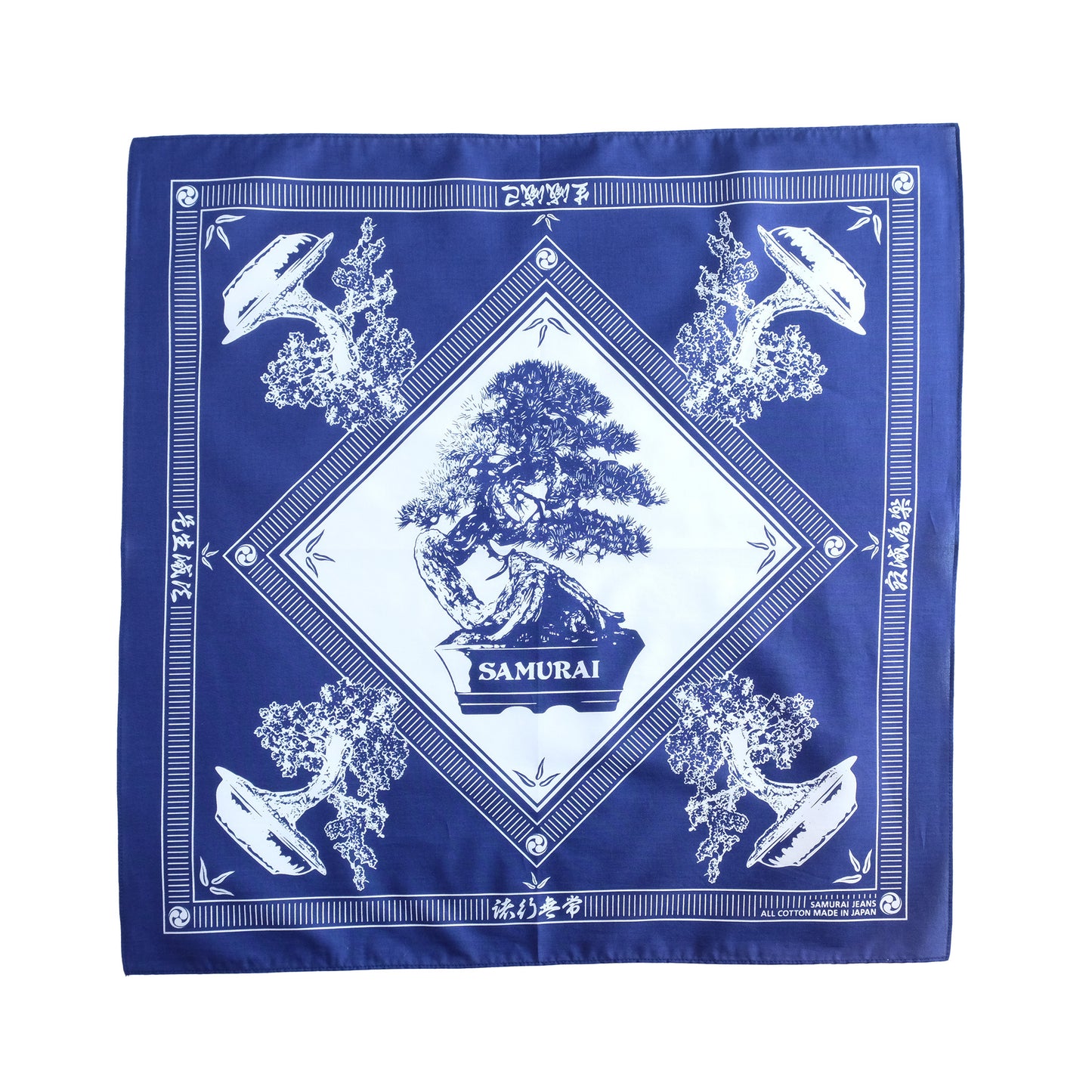 SAMURAIJEANS_SJ-BANDANA-01_Bonsai pattern bandana