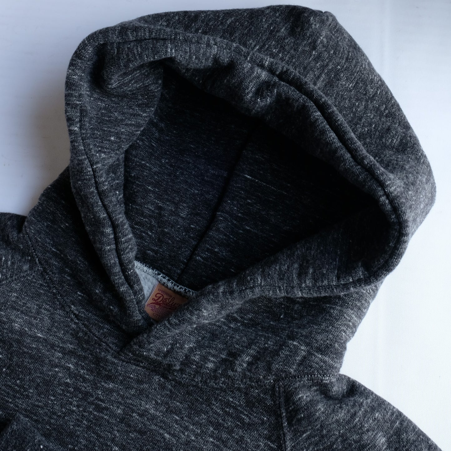 DELUXEWARE_SPR-00_HOODED PARKA PLAIN_Black Heather