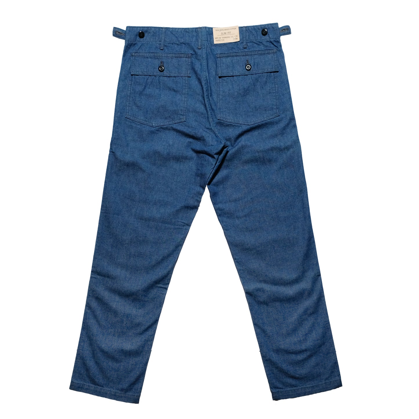 WORKERS_Baker Pants_Slim_10 oz Indigo Denim 