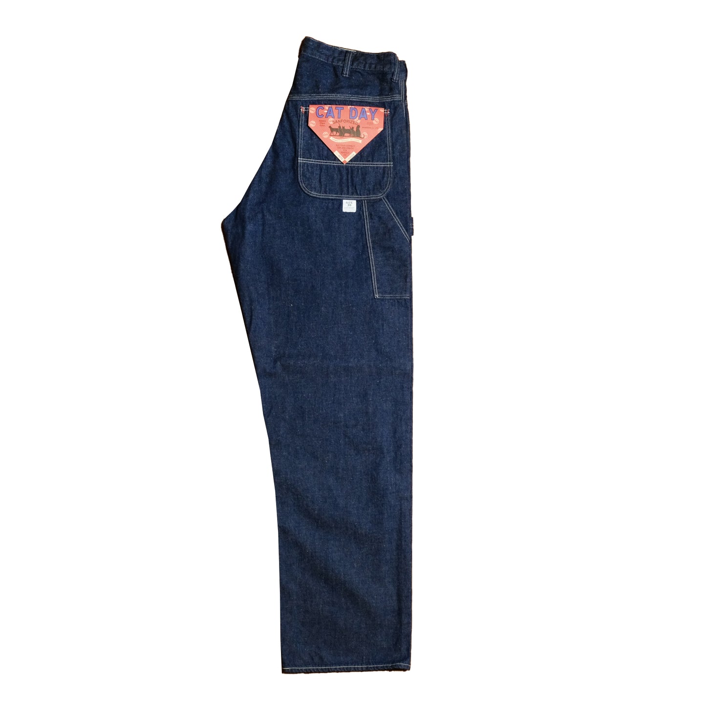 WORKERS_CAT DAY Painter Pants_9.5 oz Indigo Denim