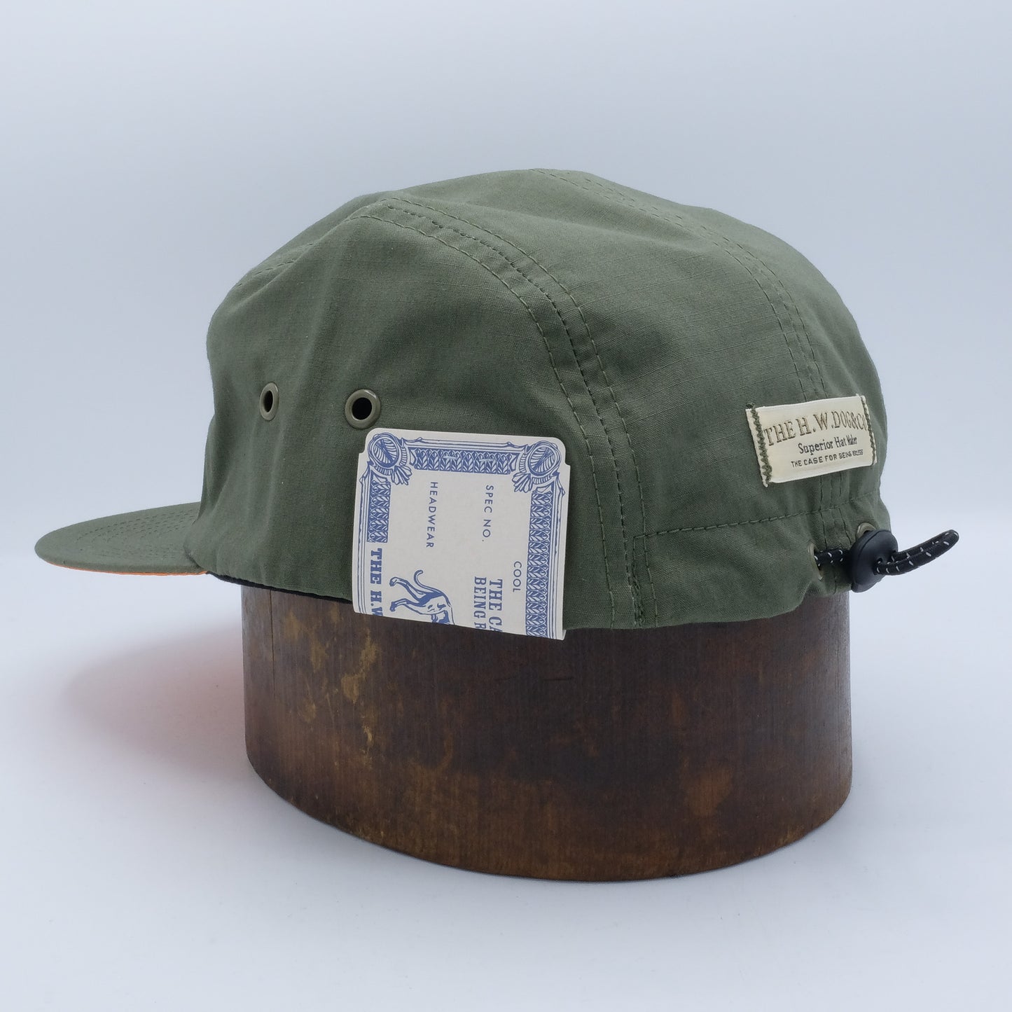 THE HWDOG＆CO_D-01004_RIP STOP JET CAP_OLIVE