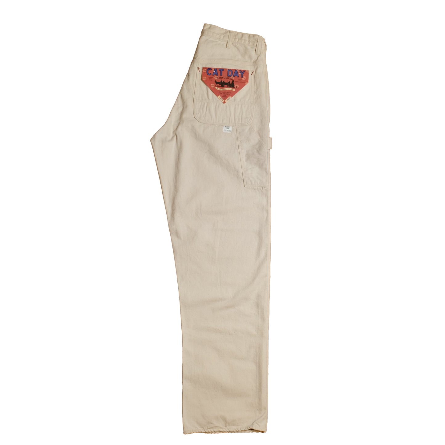 WORKERS_CAT DAY Painter Pants_10 oz White Denim