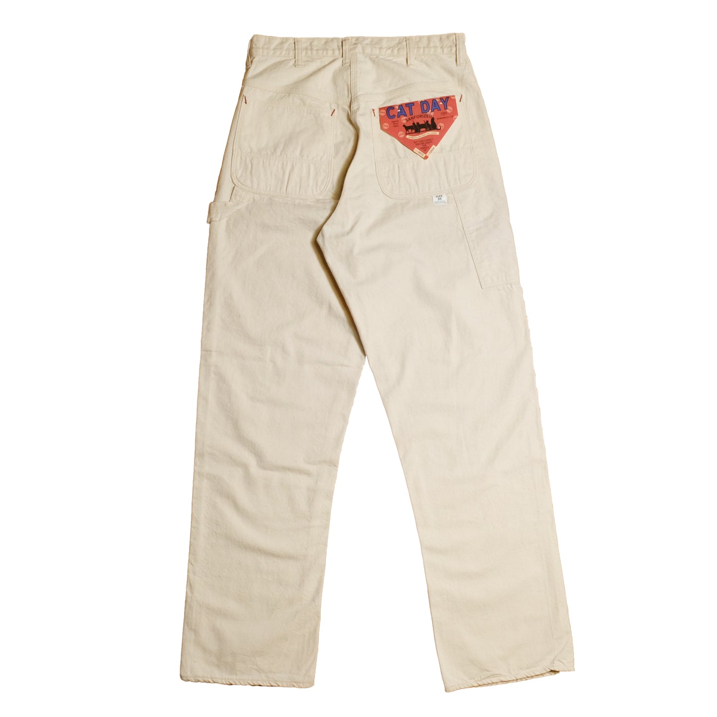 WORKERS_CAT DAY Painter Pants_10 oz White Denim