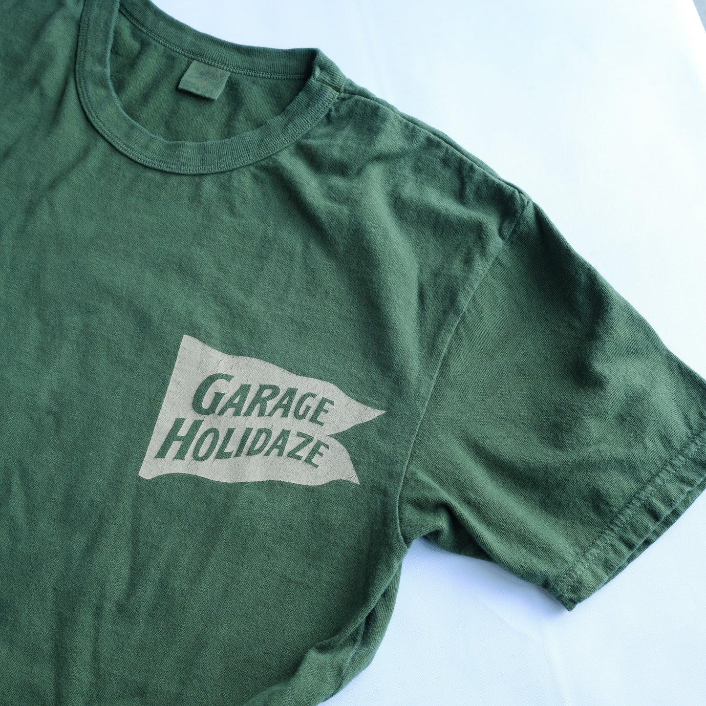 UES_652506_GARAGE HOLIDAZE Tシャツ_グリーン