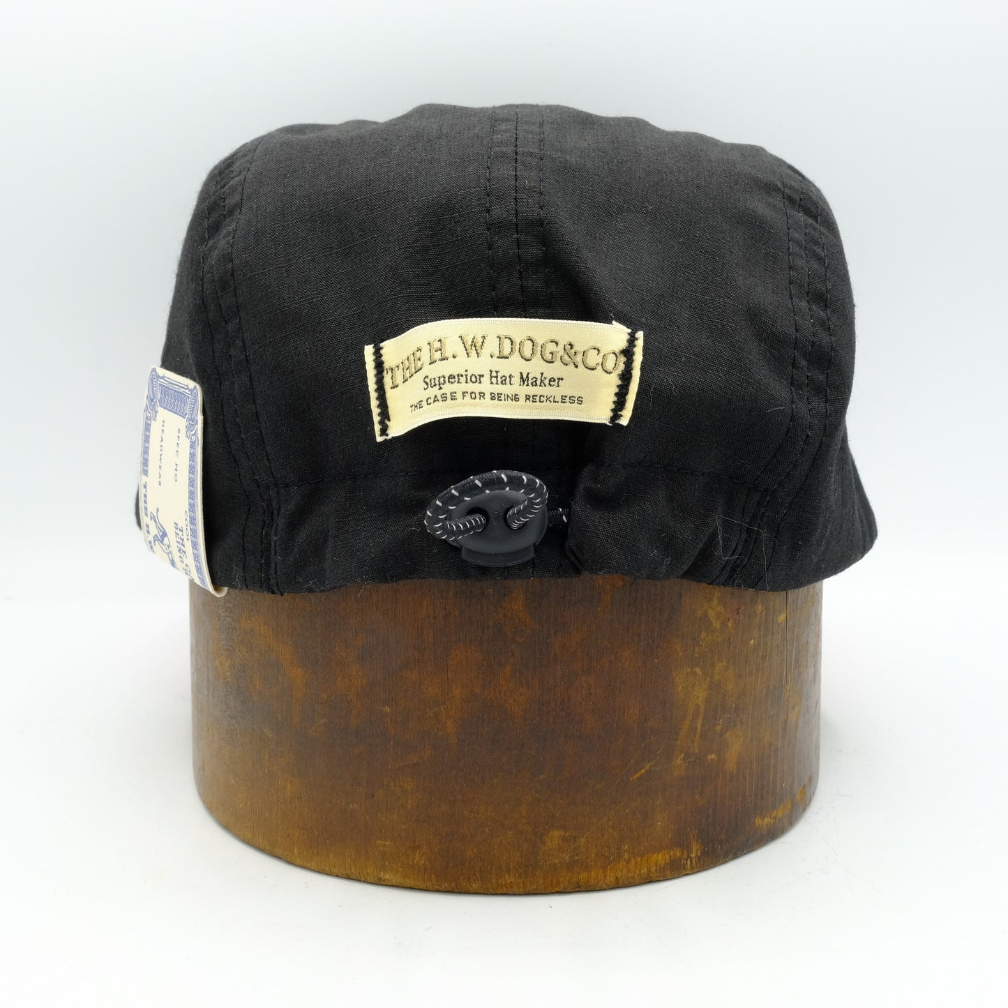 THE H.W.DOG＆CO_D-01004_RIP STOP JET CAP_BLACK