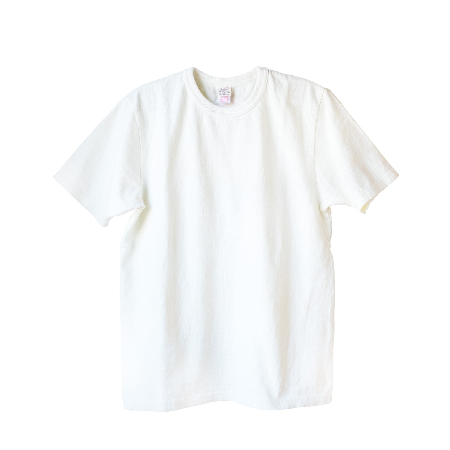 UES_8番スラブネップ半袖Tシャツ_WHITE