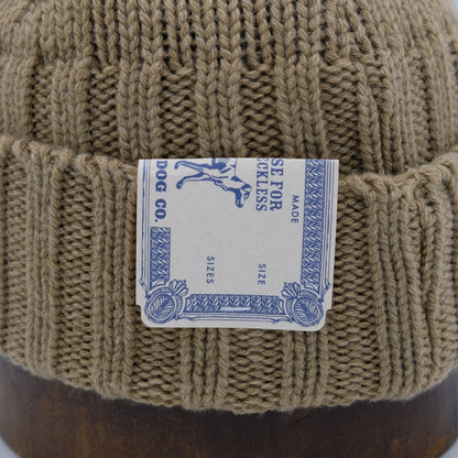 THE H.W.DOG＆CO_D-01000_RC KNIT CAP_BEIGE