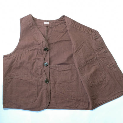 TCB Jeans_Huntsman Vest_Chocolate Duck