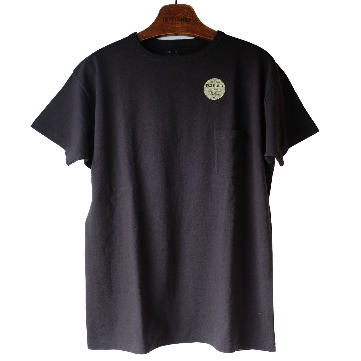 G&F Co._1940s SPORTS POCKET TEE_INK BLACK – JeansShopSpiral