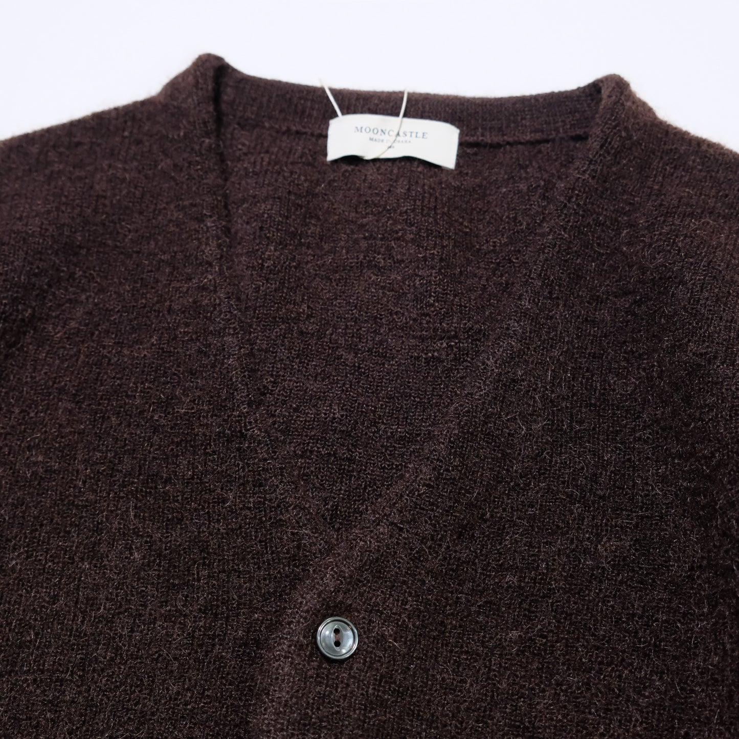 MOON CASTLE_M2203_MOHAIR CARDIGAN_ブラウン