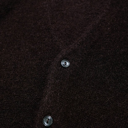 MOON CASTLE_M2203_MOHAIR CARDIGAN_ブラウン