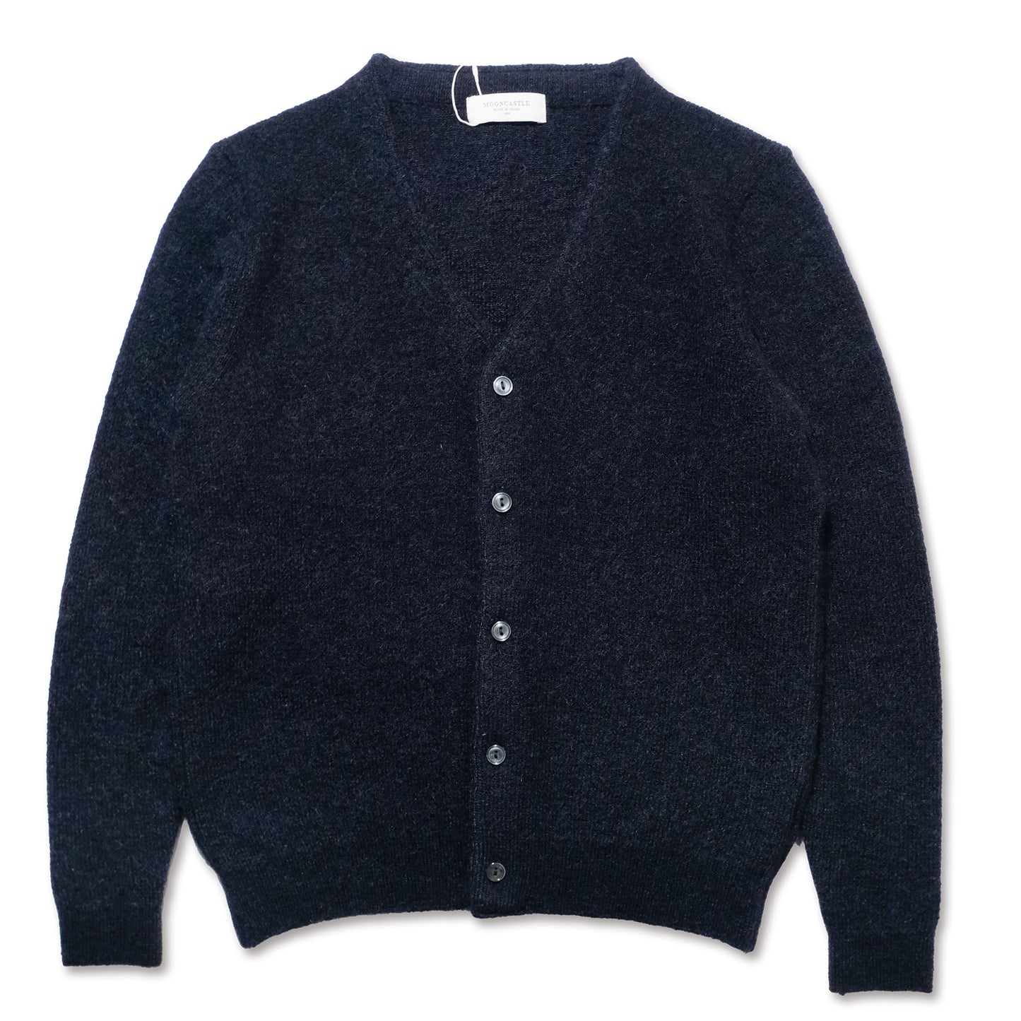 MOON CASTLE_M2203_MOHAIR CARDIGAN_ネイビーブラック