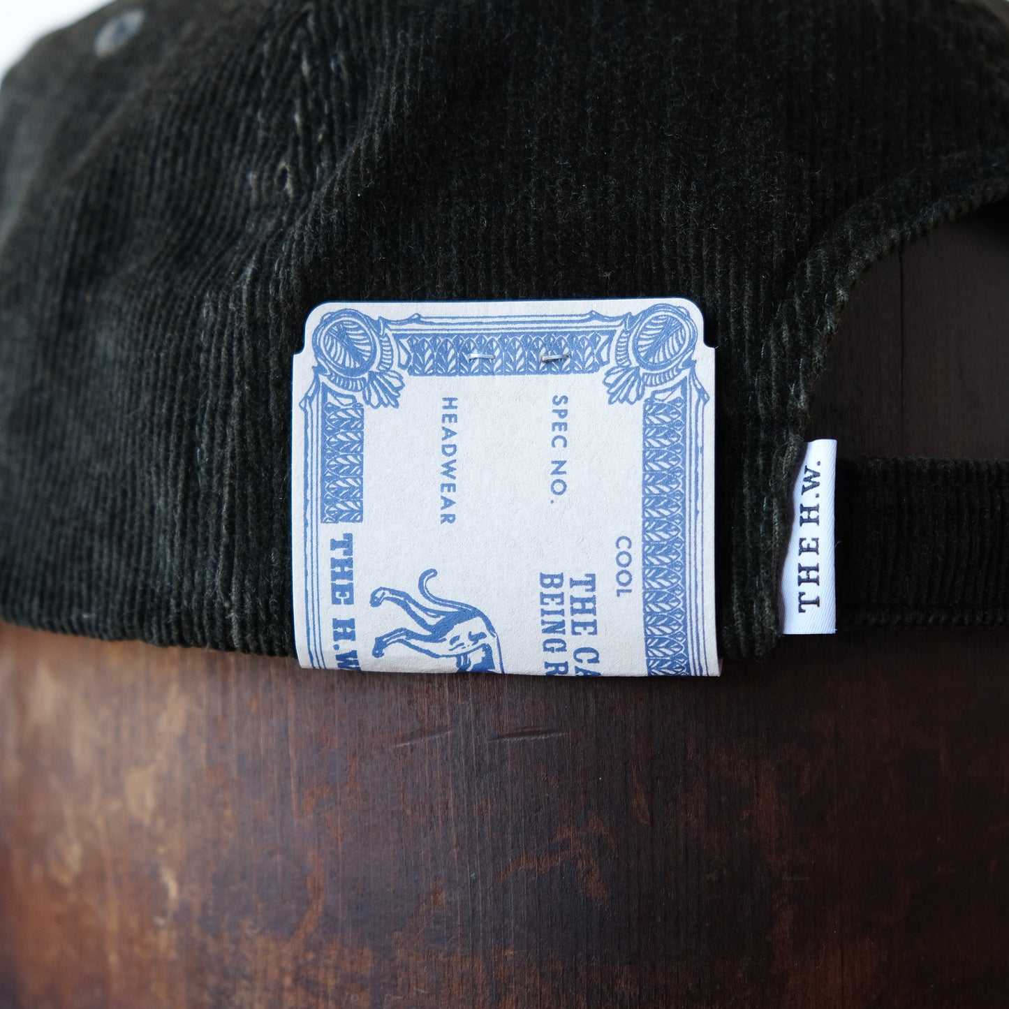 THE H.W.DOG＆CO_D-1002_ CORDUROY WORKERS CAP_OLIVE