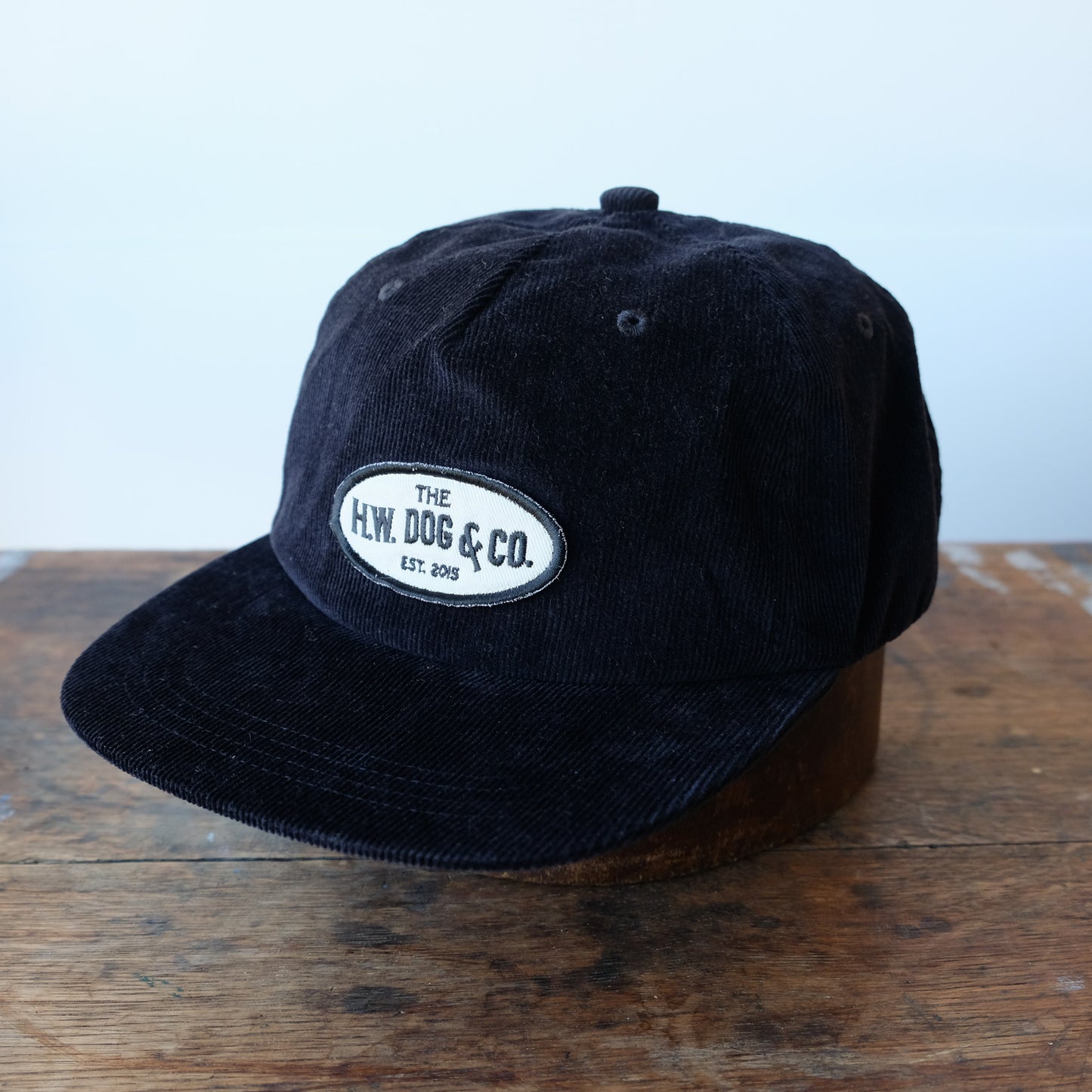 THE H.W.DOG＆CO_D-1002_ CORDUROY WORKERS CAP_BLACK