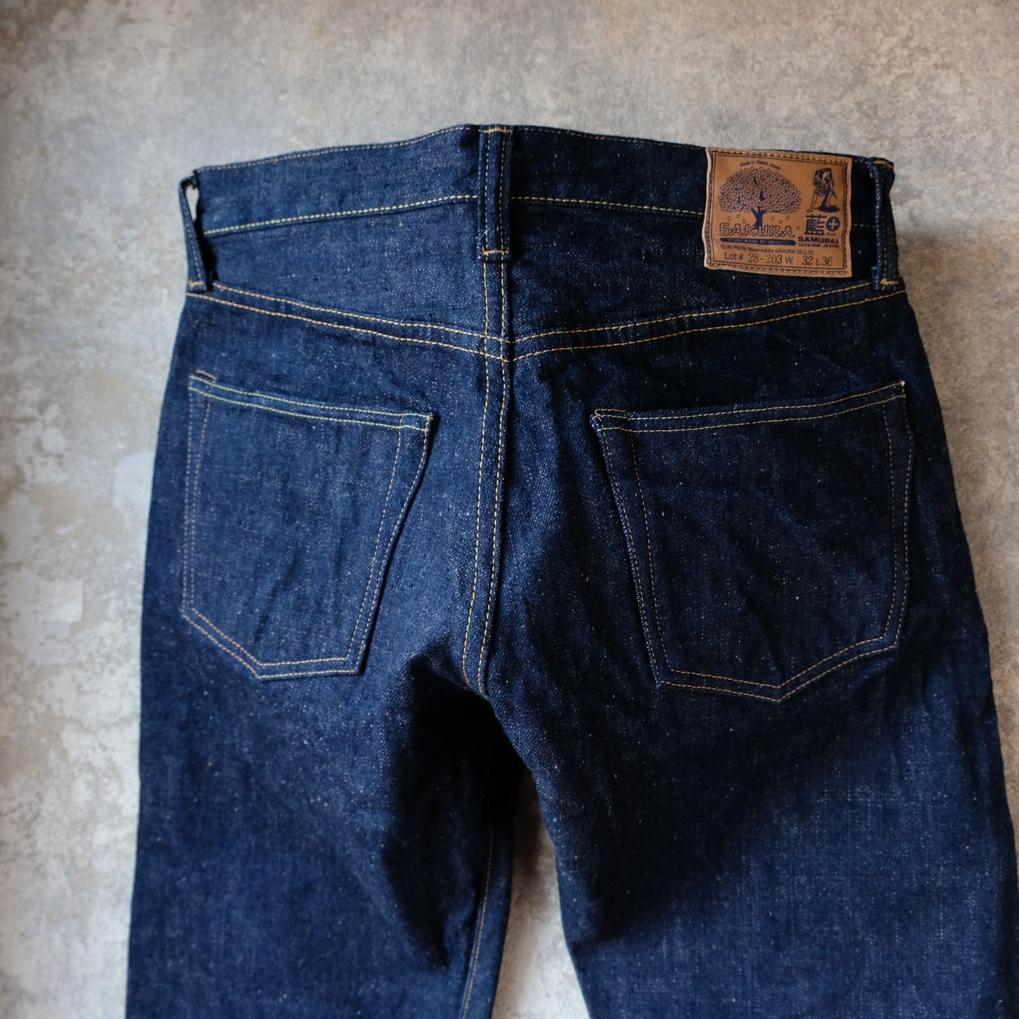 SAMURAI JEANS_S500AX-SAKURA 18oz藍+桜モデル ストレート