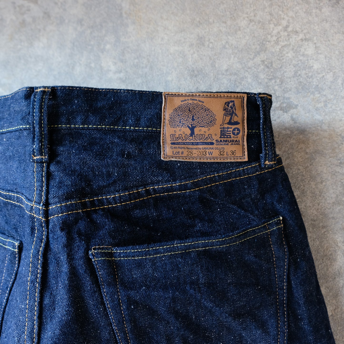 SAMURAI JEANS_S500AX-SAKURA 18oz藍+桜モデル ストレート