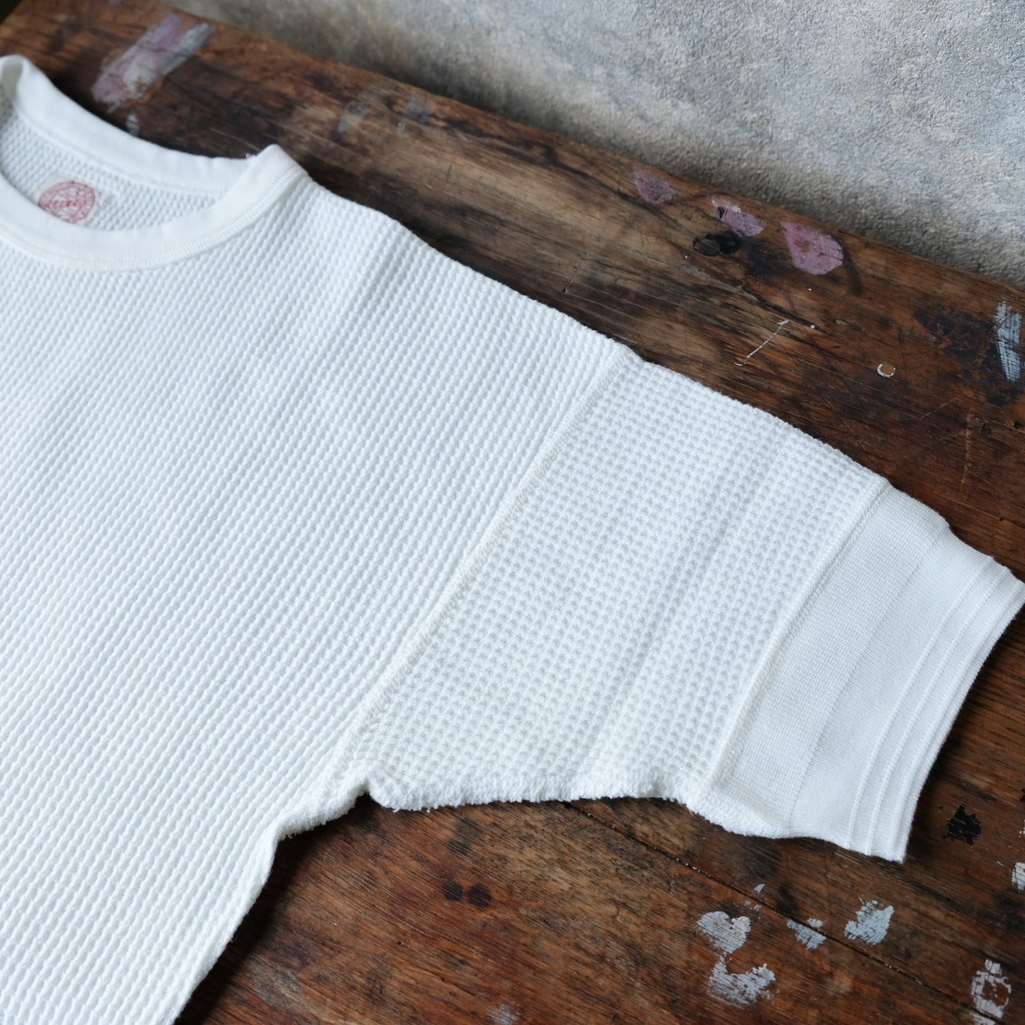 G&F Co._WAFFLE SHIRTS S/S_OFF WHITE