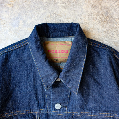 WORKERS_Lot857XX_13.75 oz_Indigo Raw Denim_American Cotton 100%