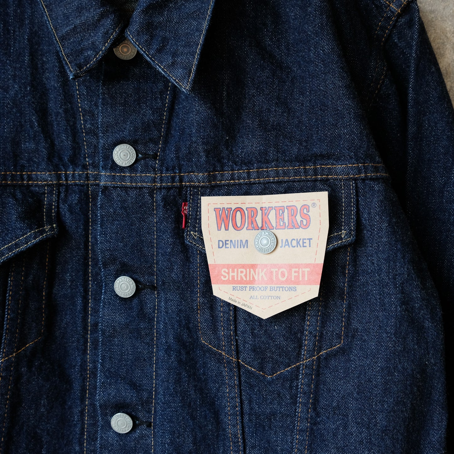 WORKERS_Lot857XX_13.75 oz_Indigo Raw Denim_American Cotton 100%
