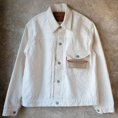 WORKERS_Lot806White_13.75oz_White Raw Denim_American Cotton 100%