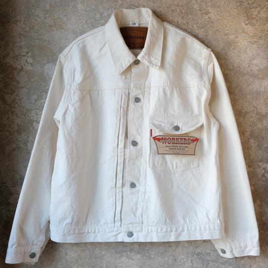 WORKERS_Lot806White_13.75oz_White Raw Denim_American Cotton 100%