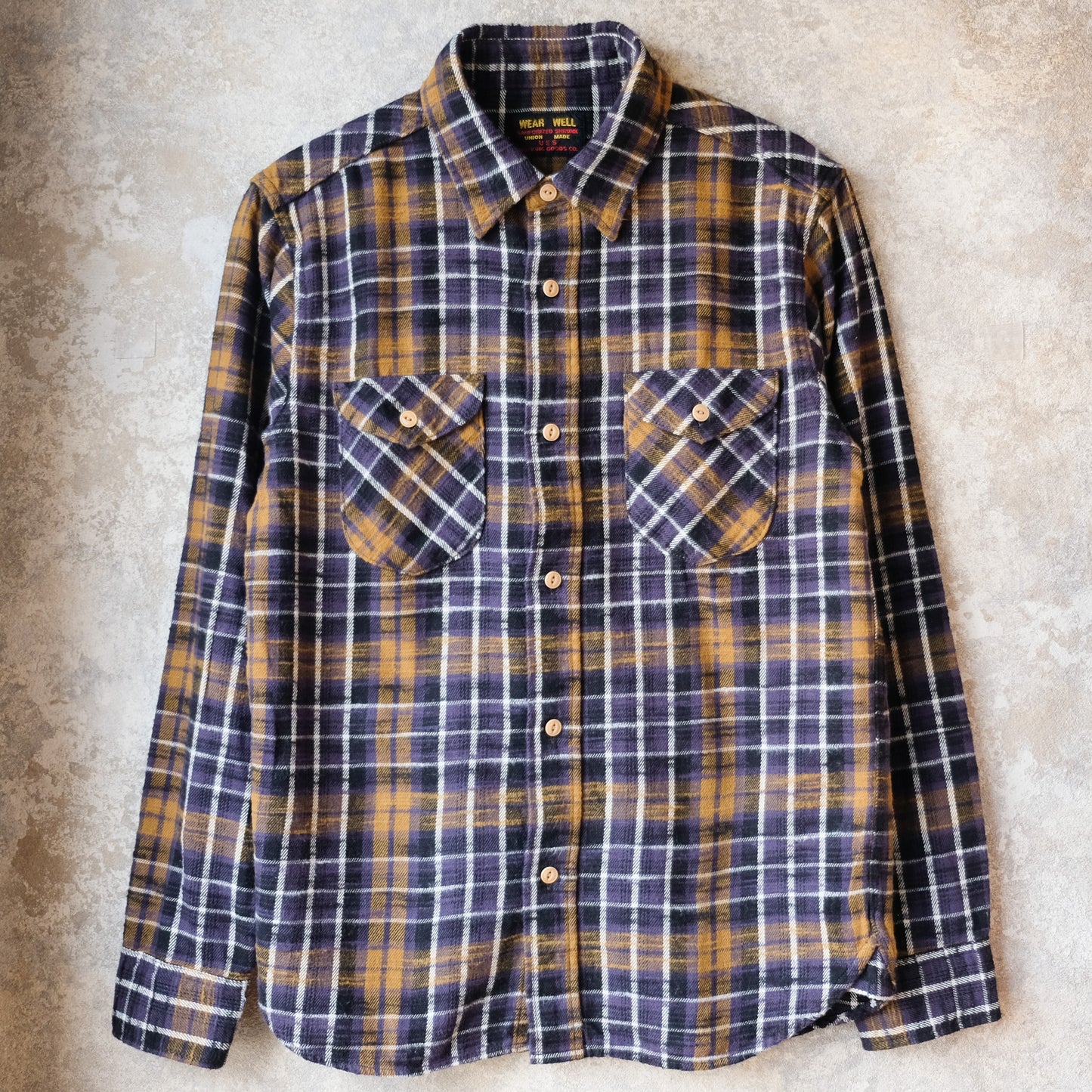UES_502554_14_1_Slab flannel shirt_purple