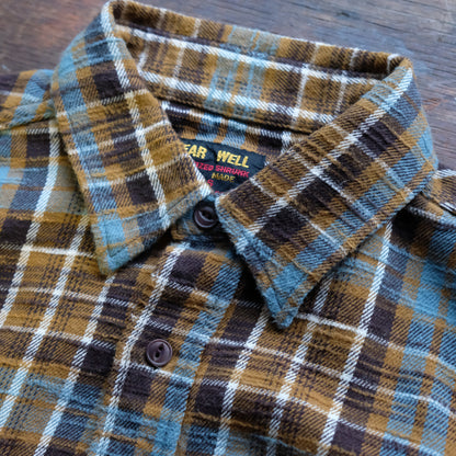UES_502554_08_1_Slab flannel shirt_Mustard
