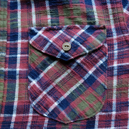 UES_502352_Yarn-dyed heavy flannel shirt_BLUE