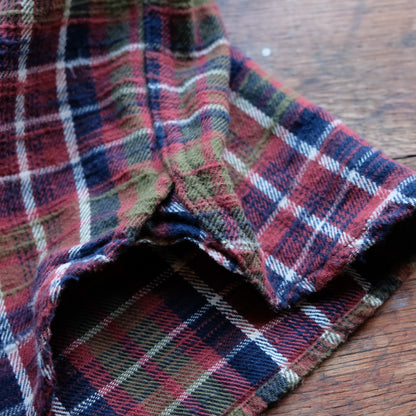 UES_502352_Yarn-dyed heavy flannel shirt_BLUE