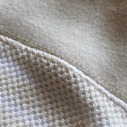 LOOP＆WEFT_LRC1107_Shadow Border Oni Kanoko Classic Boat Neck Pullover_Vintage Ivory