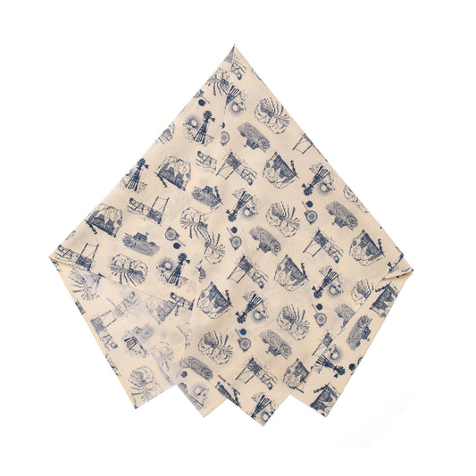 One Ear Brand_“Dust Bowl” Toile 70 x 70