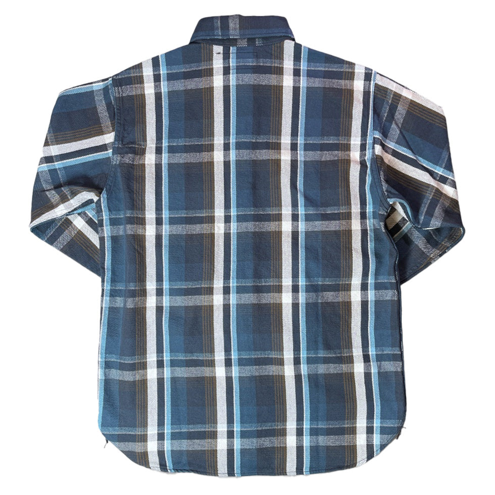 WORKERS_Flannel Outdoor Shirt_Blue Plaid