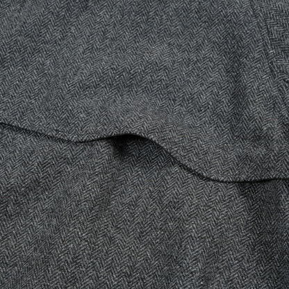 WORKERS_Harrington Jacket_Grey Herringbone Tweed