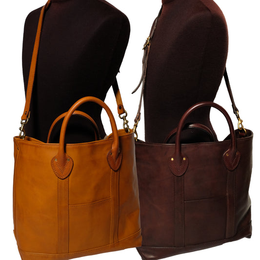 VASCO_LEATHER BOAT TOTE BAG