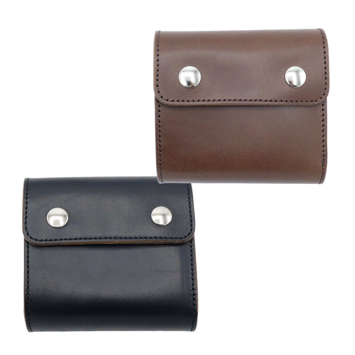 INCEPTION_HORSE BUTT LEATHER TRUCKER WALLET(SHORT)