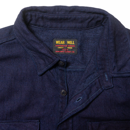 UES_501655_Indigo heavy flannel