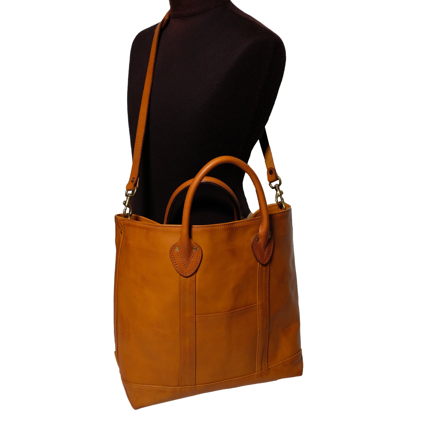 VASCO_LEATHER BOAT TOTE BAG