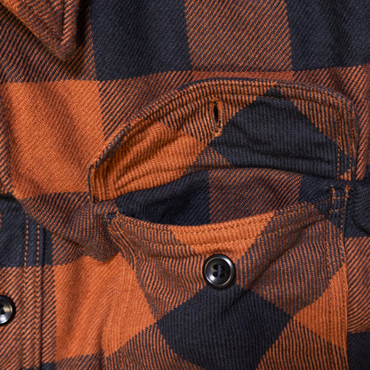 DELUXEWARE_HV-00A_50s BUFFALO CHECK_ORANGE