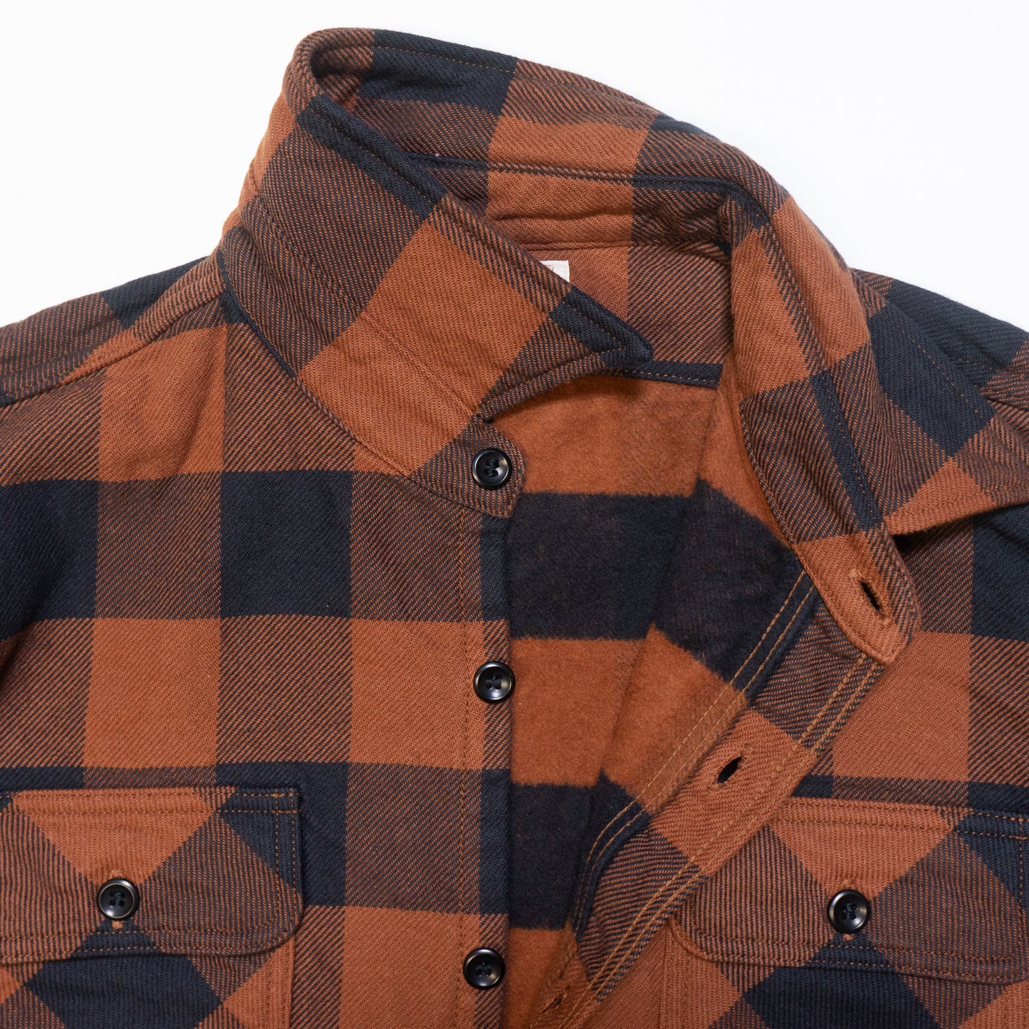 DELUXEWARE_HV-00A_50s BUFFALO CHECK_ORANGE