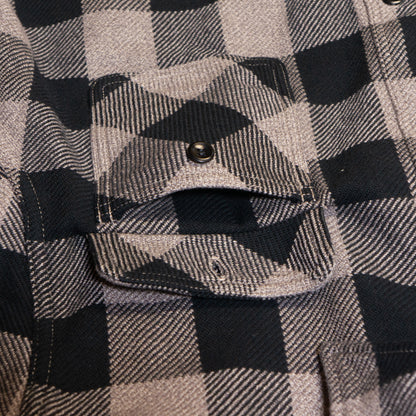 DELUXEWARE_HV-00A_50s BUFFALO CHECK_GRY×BLK