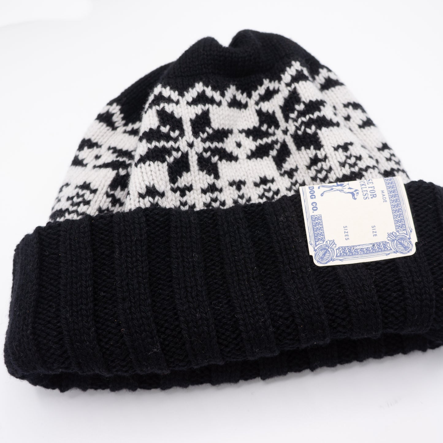 THE H.W.DOG＆CO_D-00812_CRYSTAL BEANIE_BLACK