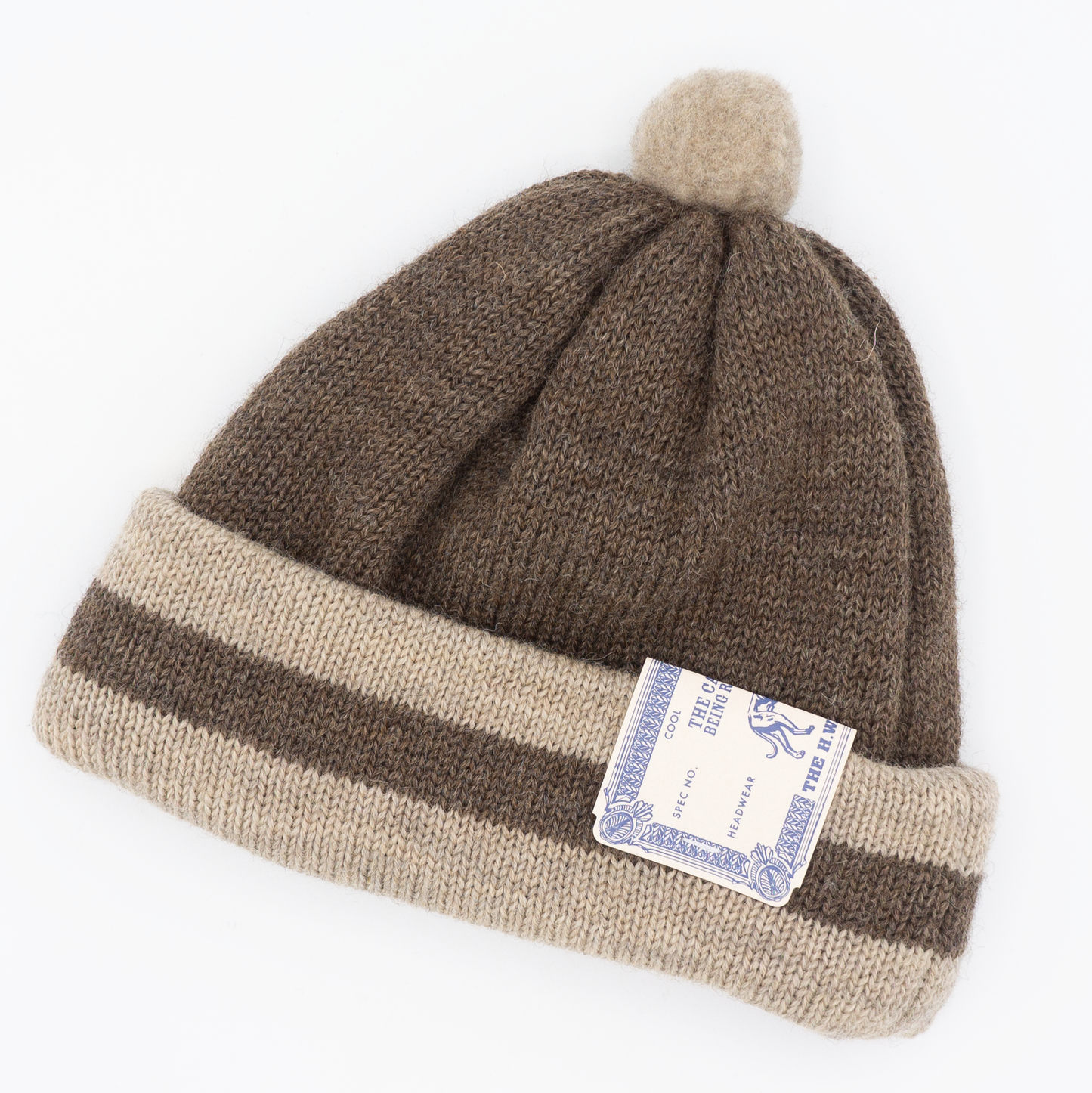 THE HWDOG＆CO_D-00814_LINE BEANIE_Brown